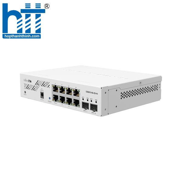 Hợp Thành Thịnh -Bộ Chuyển Mạch Switch Mikrotik CSS610-8P-2S+IN