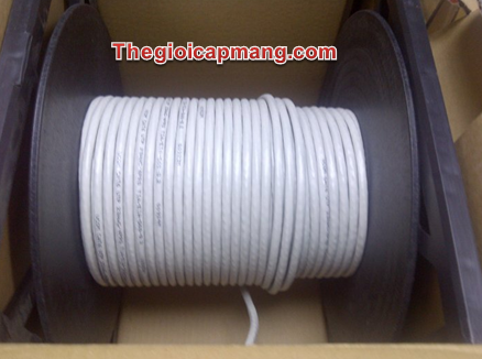 Cáp Mạng VCOM Cat 6 UTP Standard Solid 305m  Đường kính đồng 0.57mm. Mỗi dây dẫn là đồng tinh khiết cao, có tiết diện ngang hình tròn. Dây dẫn được kéo rút một cách trơn, nhẵn, có chất lượng và đường kính đồng đều, không có bất kỳ khuyết tật  hay mối nối nào trên suốt chiều dài của sợi dây.