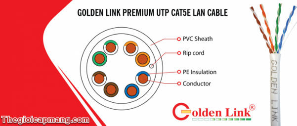 cáp mạng premium link utp cat5e màu cam là dòng sản phẩm chất lượng cao chuyên dùng cho công nghệ bootroom, camera quan sát và hệ thống cáp mạng