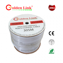 GOLDENLINK RG6 + 2 DC Outdoor coaxial cable