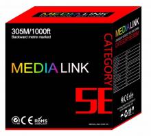 Cáp Mạng Media Link Cable UTP CAT5E Lõi 0.5mm Hợp kim đồng (IU5-1-005)