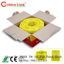 CÁP MẠNG GOLDEN JAPAN 4 PAIR SFTP CAT 6 ( Màu Vàng )
