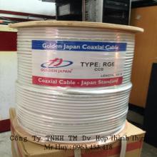Cáp camera RG6 CCS GOLDEN JAPAN  (màu trắng)