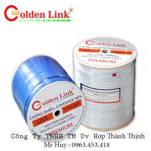 Cáp camera RG59+2C-BC GOLDEN JAPAN  100% Đồng nguyên chất (màu trắng)