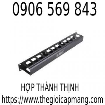 Thanh đấu nối Alantek Management Panel with Front Cover,1 U