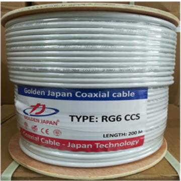 CÁP MẠNG GOLDEN JAPAN 4 PAIR FTP + 2C CAT 5E( Màu xám tro)