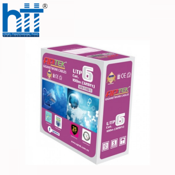 Cáp mạng APTEK CAT.6 UTP CCA - 100M