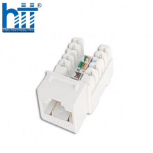 Ổ cắm mạng âm tường DINTEK Module Jack Cat.5e dạng ngang E-Jack (1305-03030)