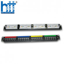 Patch Panel DINTEK Cat.6 UTP 1U 24P 19inch (1402-04011)