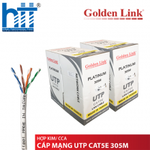 CÁP MẠNG GOLDEN LINK PLATINUM UTP CAT 5E- 305M (TRẮNG)