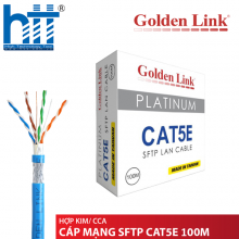 CÁP MẠNG GOLDEN LINK PLATINUM SFTP CAT 5E-100M (XANH DƯƠNG)