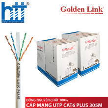 CÁP MẠNG GOLDEN LINK PLUS UTP CAT 6 - 305M (XÁM)