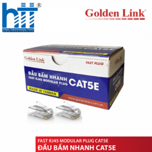 Đầu bấm mạng Nhanh (xuyên thấu) CAT5E Golden Link GL-20055E
