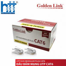 Đầu Bấm Mạng RJ45 CAT6 UTP Golden Link - P8001TW